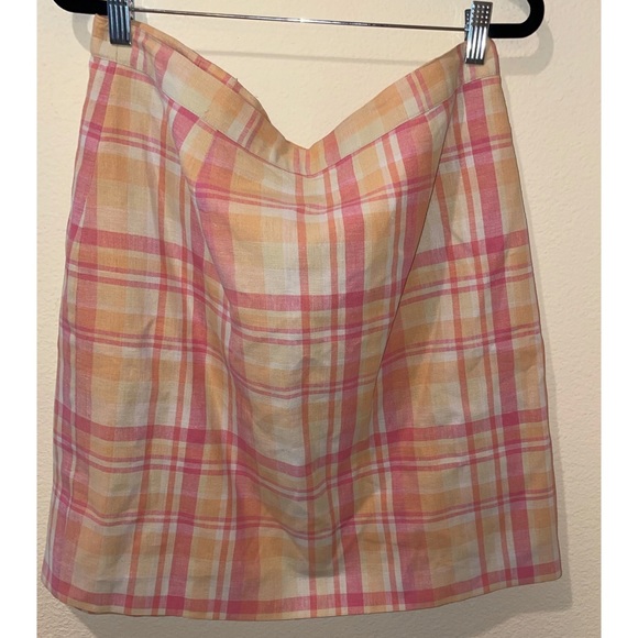 Adolfo Studio vintage plaid skirt - Picture 1 of 4